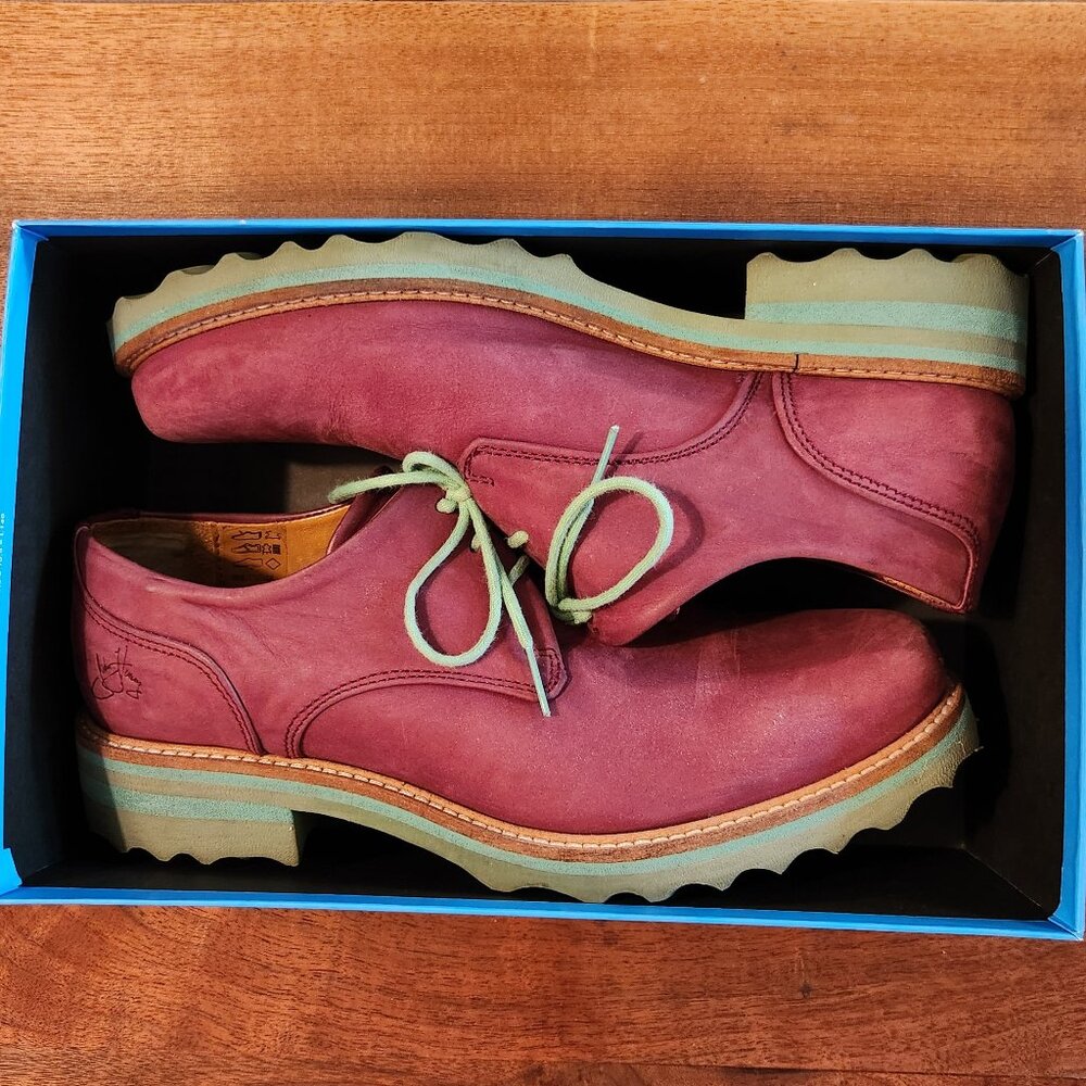 Fluevog Kaya Burgundy